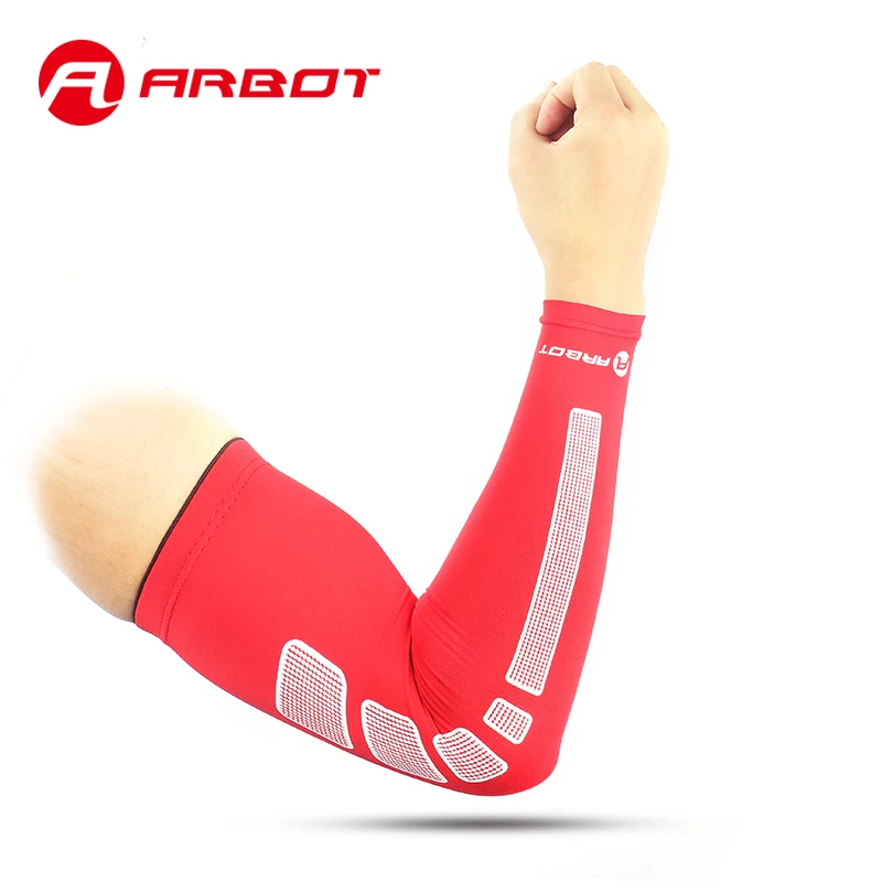 Arbot Спортивная ручная манжета мкА Защита руки Велоспорт баскетбольные рукава высокая эластичность дышащий Открытый manguito ciclismo M L XL