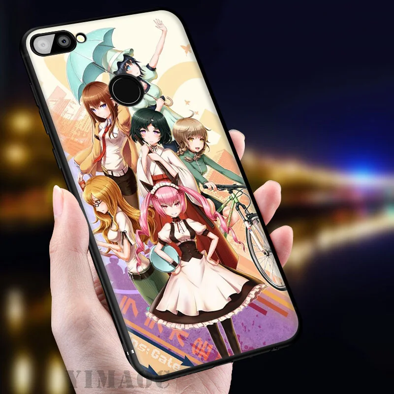 YIMAOC steins Gate аниме мягкий чехол для huawei Honor вид 20 10 8X8 8C 6A 7A 7X 7C Lite рro Y9 Y7 Y6 Prime 2018 2017 |
