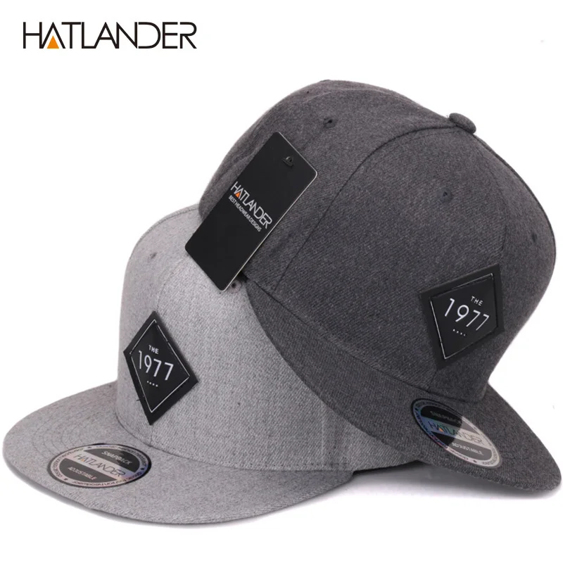 [HATLANDER] винтажная стильная бейсболка на плоской подошве 1977, женская и Мужская бейсболка gorras planas, кепка для водителя грузовика, уличная бейсболка в стиле хип-хоп
