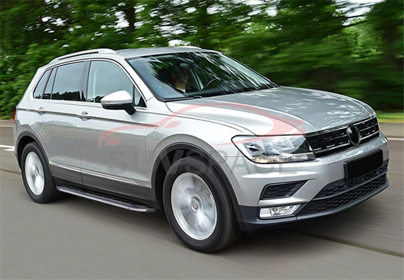 Алюминий пригодный для Volkswagen VW Tiguan L LWB длинной колесной базой шаг в сторону Бег доска Нерф Бар автомобиля аксессуары