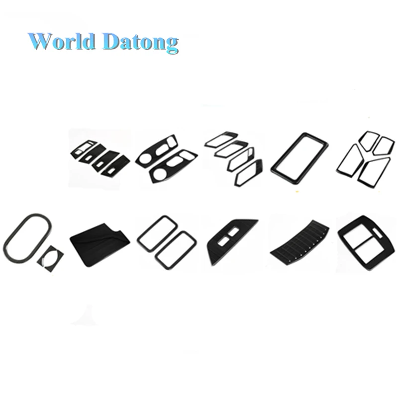 Аксессуары для интерьера черная титановая матовая накладка из нержавеющей стали