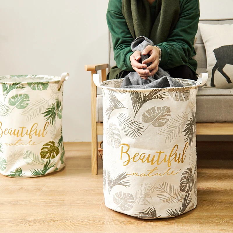 35x45 см сумка для белья из хлопка корзина хранения одежды Домашняя одежда баррель