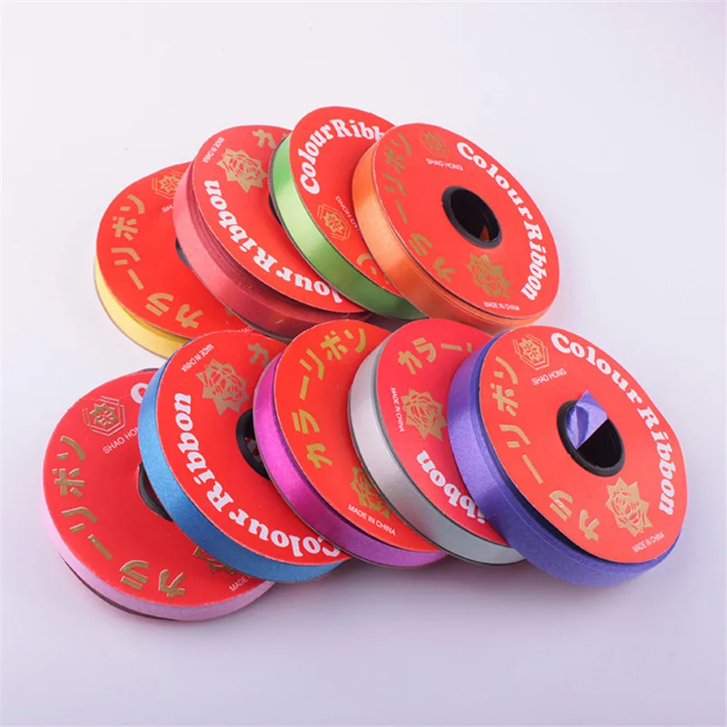 1.2cm 30m Balloon Ribbon Wedding Birthday Party Supplies Decoration Satin Ribbons For Diy Make bows Gift Flowers Tie Bouquet | Дом и сад