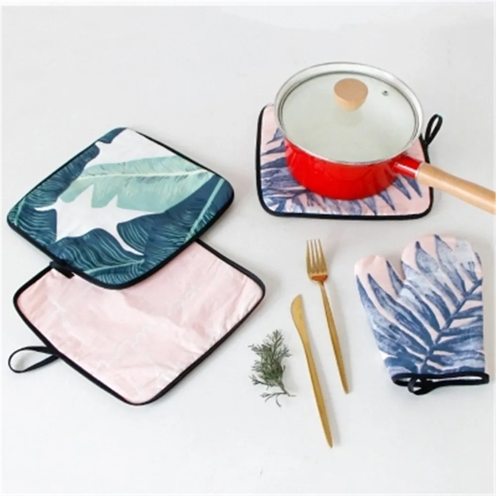 Изоляция для кухни и микроволновки с фламинго 1 перчатка изоляционные прокладки