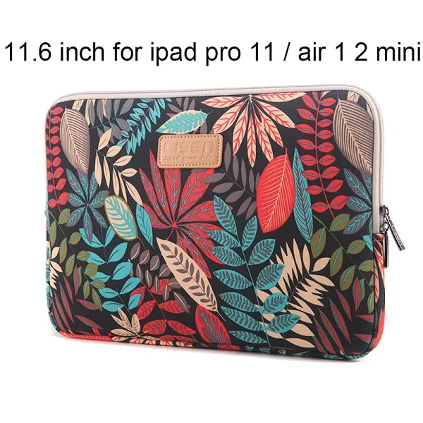 11.6inch black leave Сумка-чехол Чехол для iPad Pro 10,5 11 12,9 противоударный чехол для планшета для iPad Air 1 2 Tab S4 Funda чехол s - Цвет: 11.6inch black leave