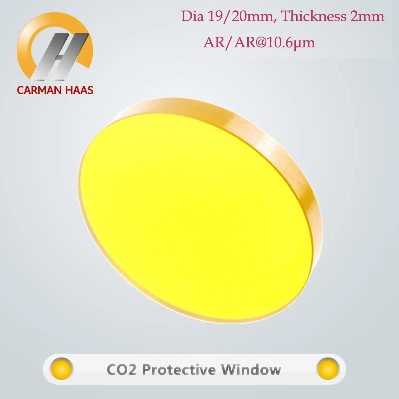 Carmanhaas CO2 ZnSe лазера защищает окно линзы защитный Стекло для лазерной резки