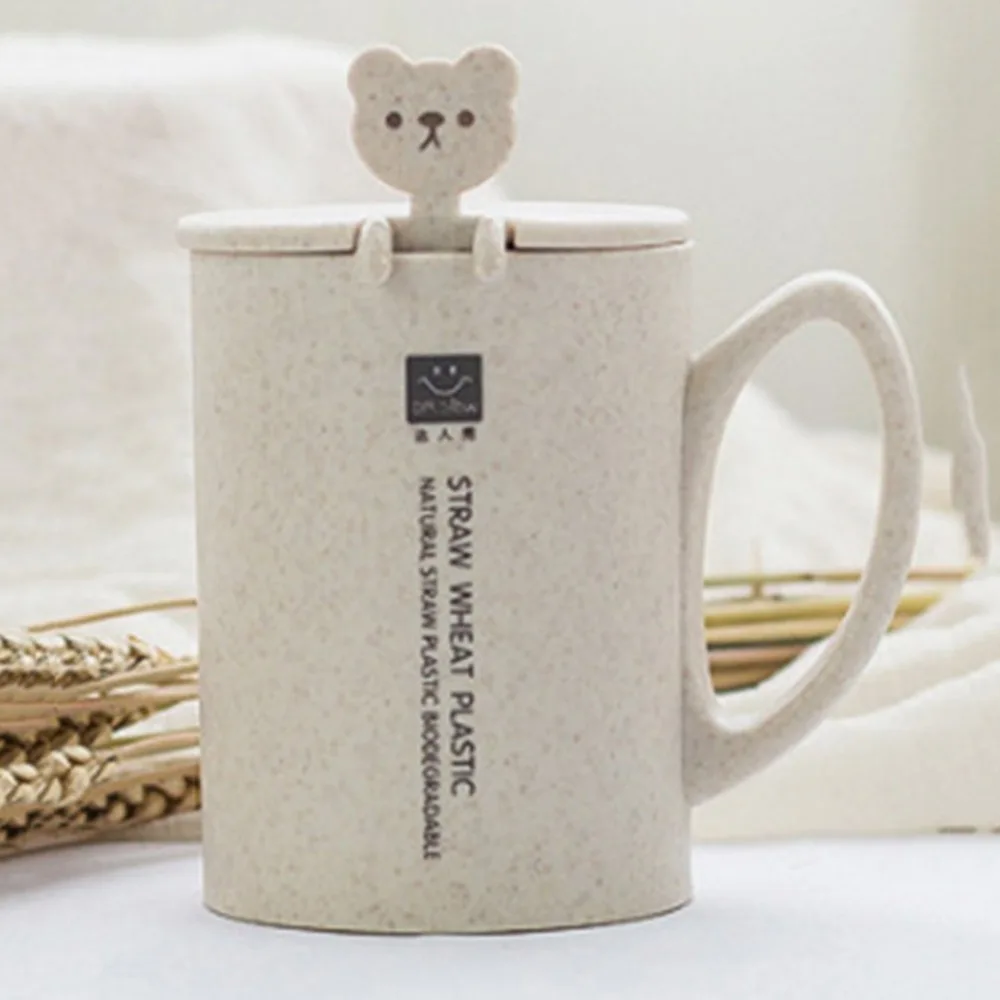 Пшеничная солома многоразовые бамбуковые волокна пить кружки Экологичные