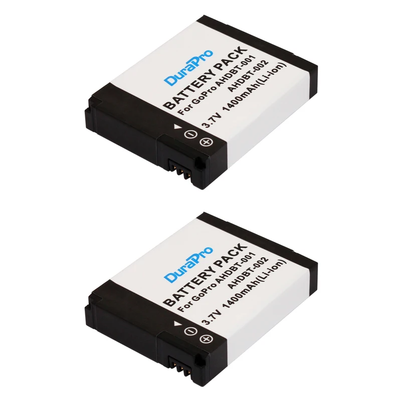 2 шт. AHDBT 001/AHDBT 002 запасная батарея для камеры GoPro HD HERO 960 HERO2 001 Gopro Hero 1|battery for gopro|battery