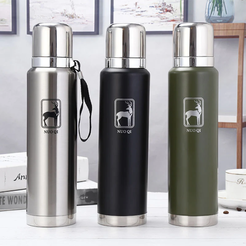 

New Thermos Tea Vacuum Flask With Filter Stainless Steel 304 Thermal Cup Coffee Mug Water Bottle Office Business Home Thermo
