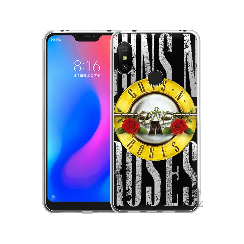 Чехол Gerleek для сотового телефона guns N Roses Xiaomi Redmi Note 4 4X5 6 Pro защитный