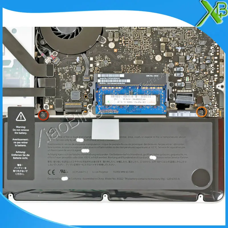 1 комплект новый аккумулятор с винтами для MacBook Pro A1278 2009 2012 лет|screws for macbook|screw screwscrew