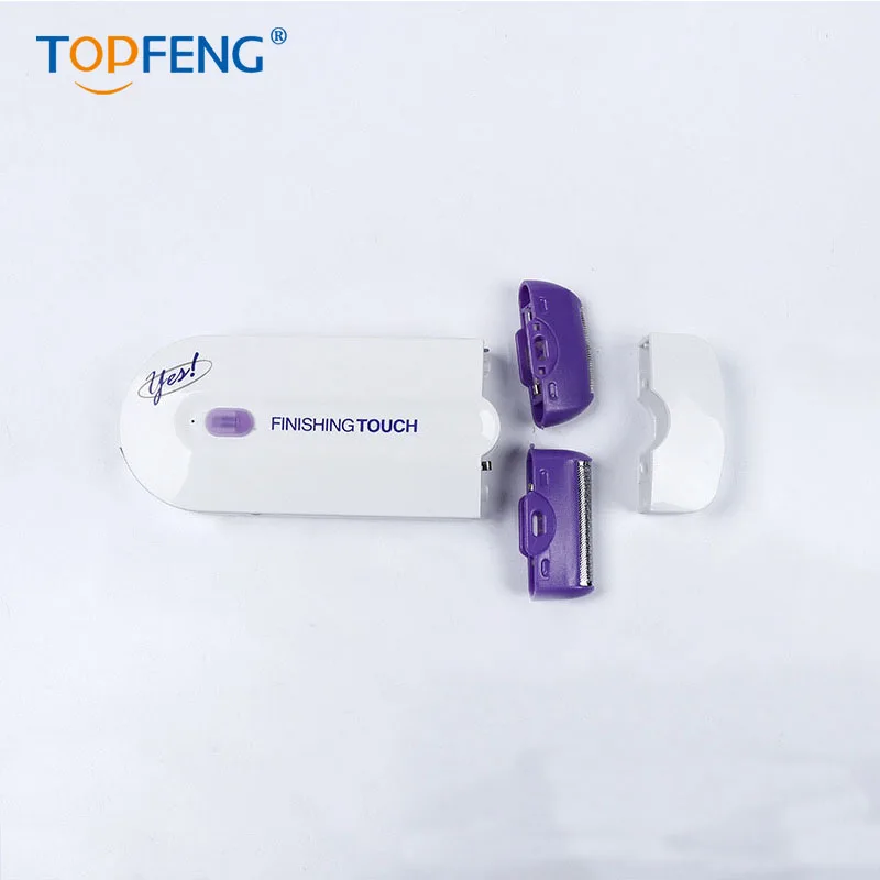 TopFeng USB Перезаряжаемый эпилятор, отделочный сенсорный эпилятор для удаления волос, лазерный датчик, светильник, безопасная бритва для волос на лице и теле