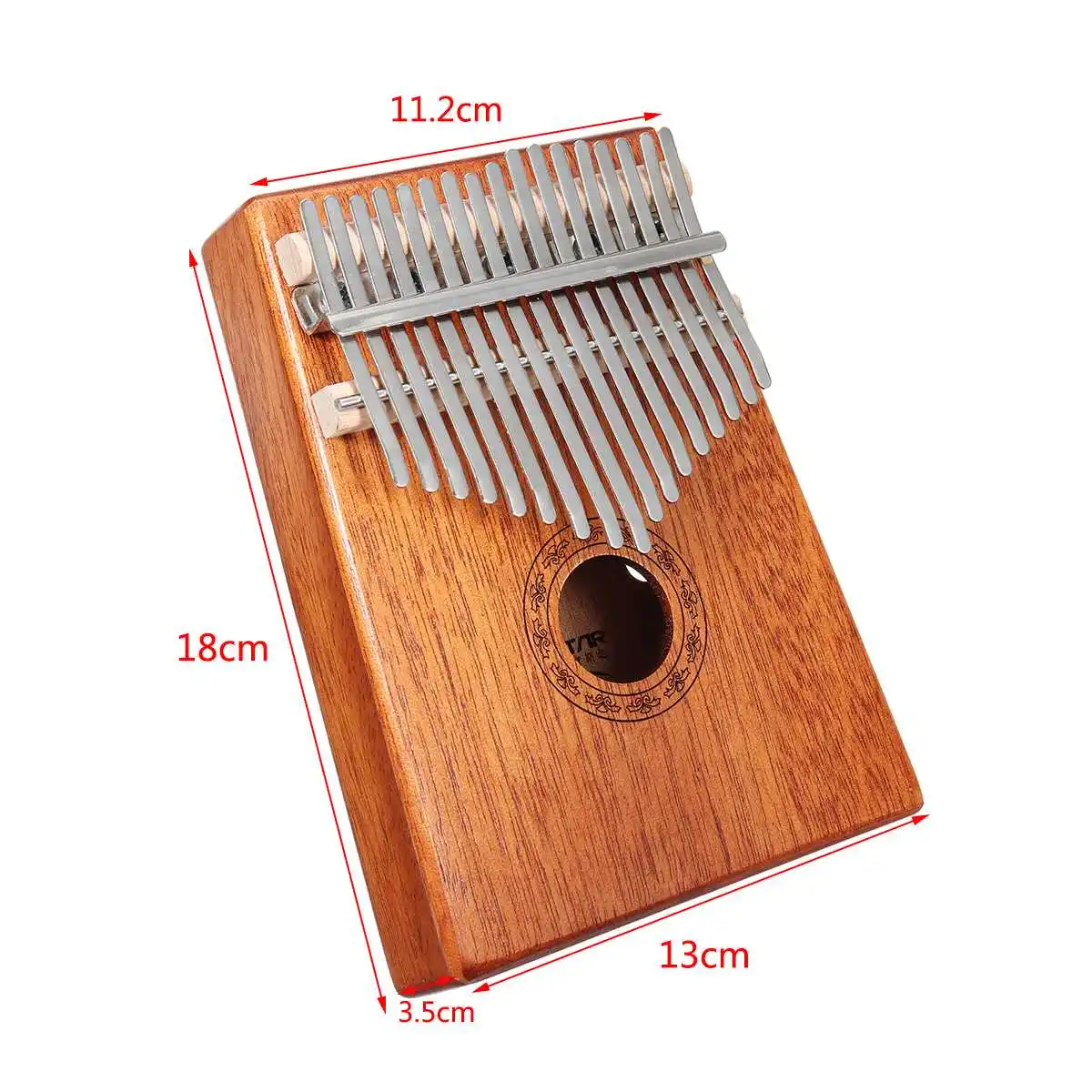 Zebra 17 клавиш Kalimba большой палец пианино высокое качество дерево корпус из красного дерева музыкальный инструмент с обучения книга Мелодия молоток