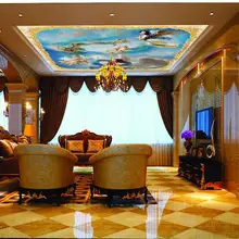 Обои 3d потолок в европейском стиле zenith angel city потолочные фрески
