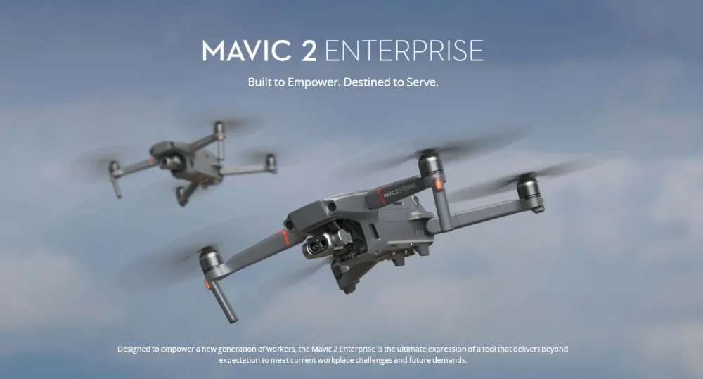 DJI Mavic 2 предприятие DUAL/Mavic 2 предприятие Дрон с M2E прожектор и M2E динамик и M2E Маяк RC Квадрокоптер