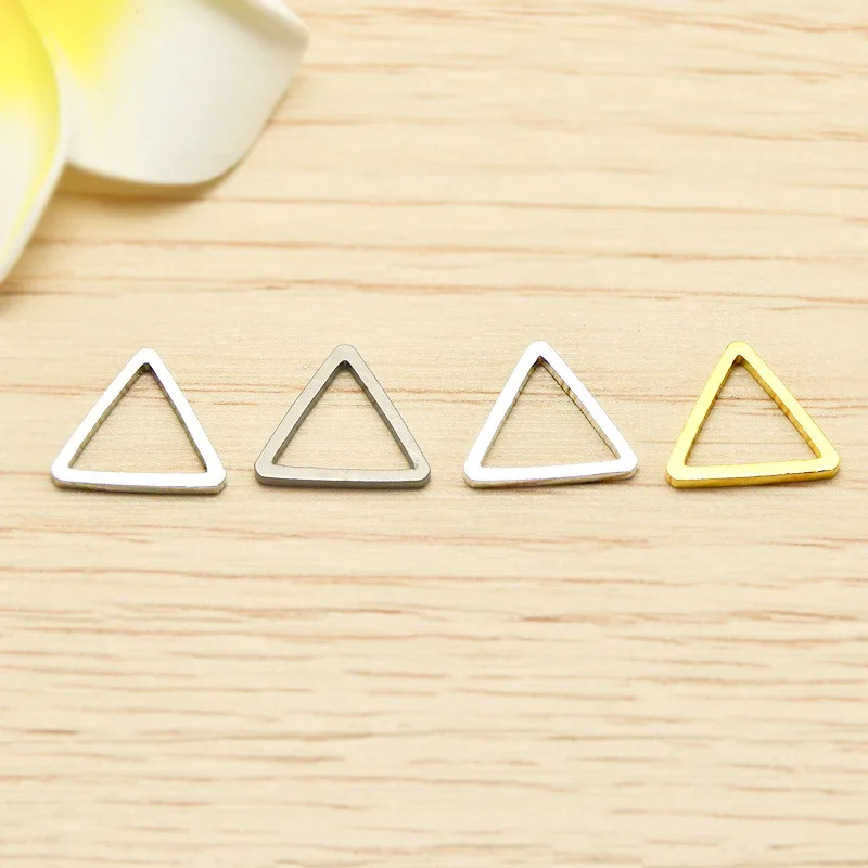 Замкнутые треугольные амулеты соединители размером 12 мм 50 шт./лот простые