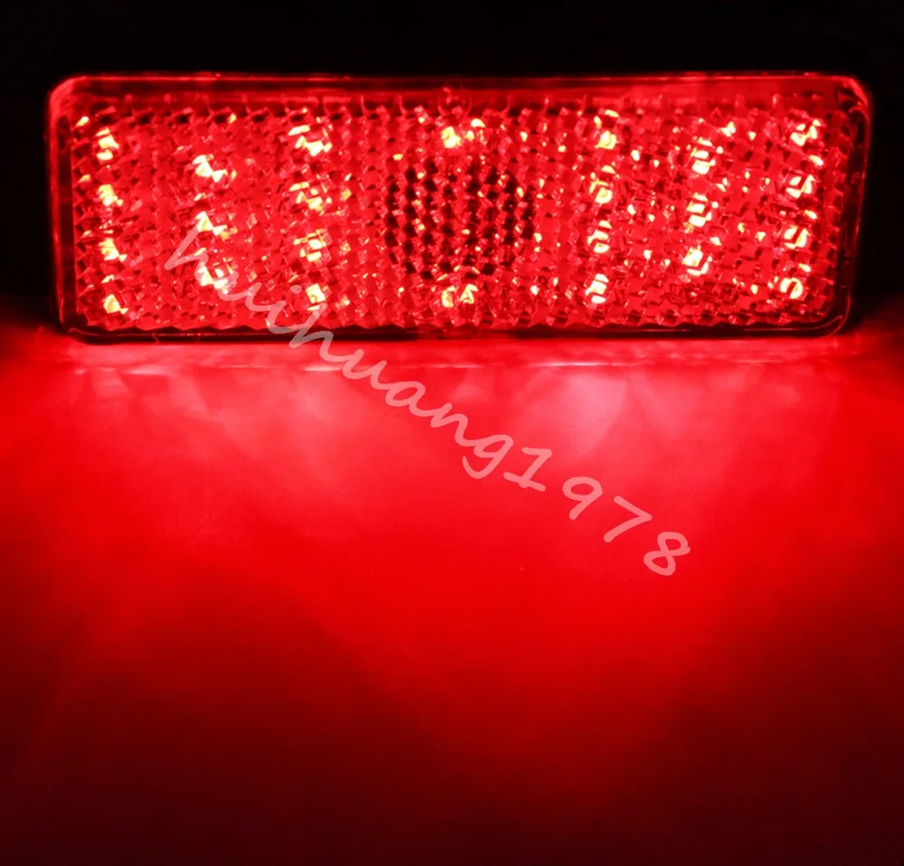 2 шт. мотоциклетные универсальные 24LED поворотные сигналы задние тормоза номерные