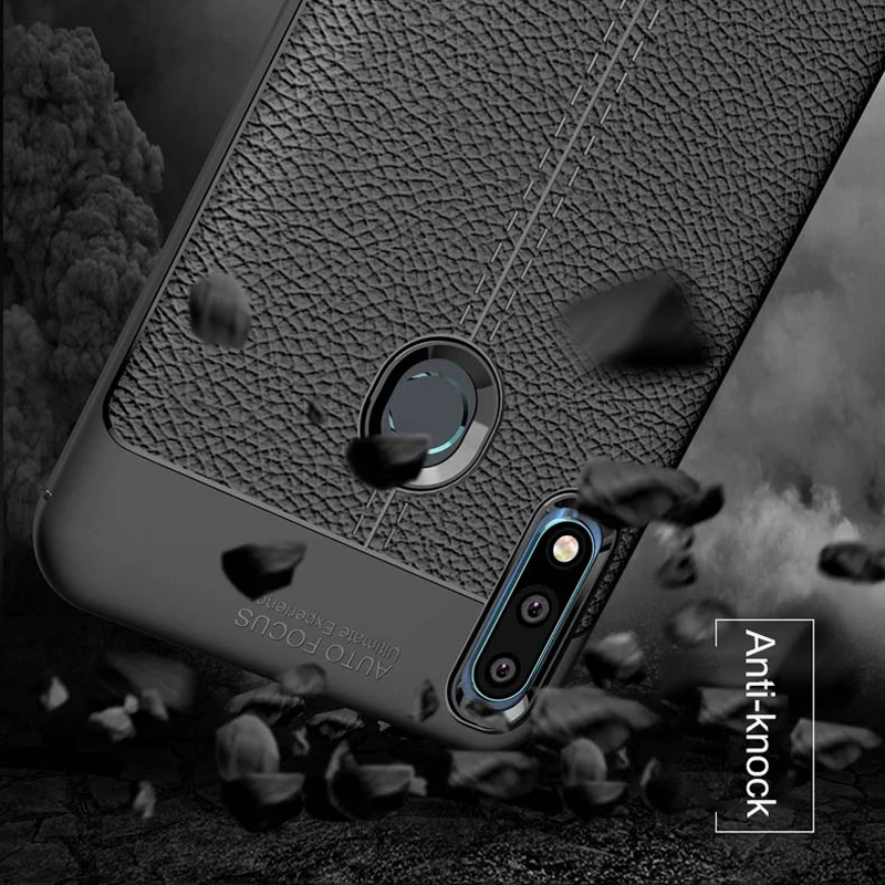 Задние крышки для Asus ZenFone Max Pro M2 чехол Vpower Lichee противоударные Мягкие силиконовые