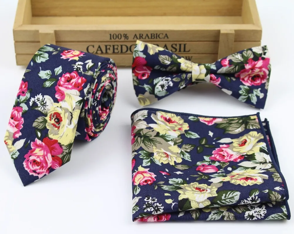 Мужской Модный цветочный галстук Повседневный бриллиантовый искусственный