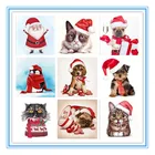 Полный квадратныйкруглый алмаз 5D DIY Алмазная картина Детские Рождественские подарки 3D вышивка крестиком Мозаика Украшение Дома