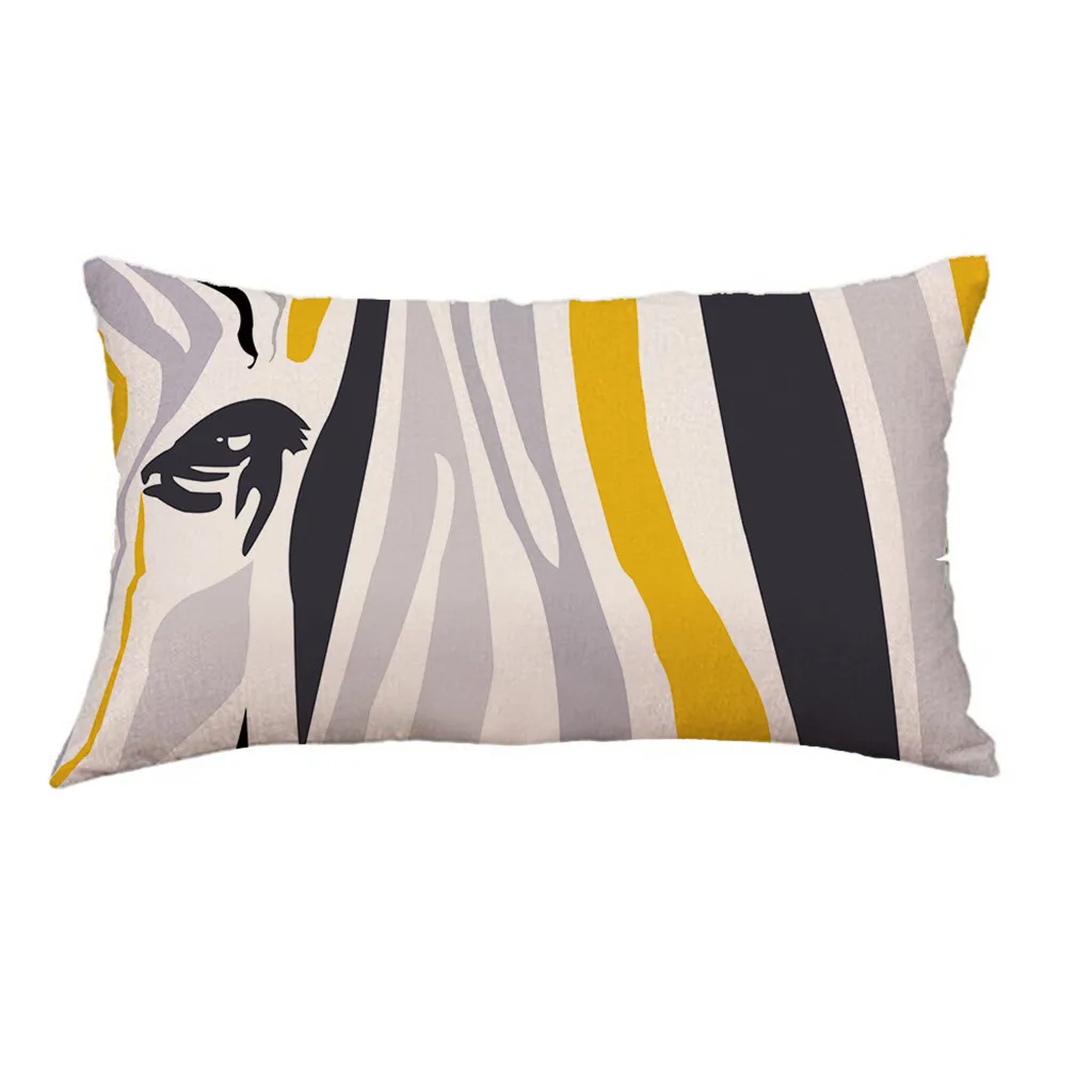 Чехол для подушки супер Желтая подушка мягкий геометрический чехол короткая