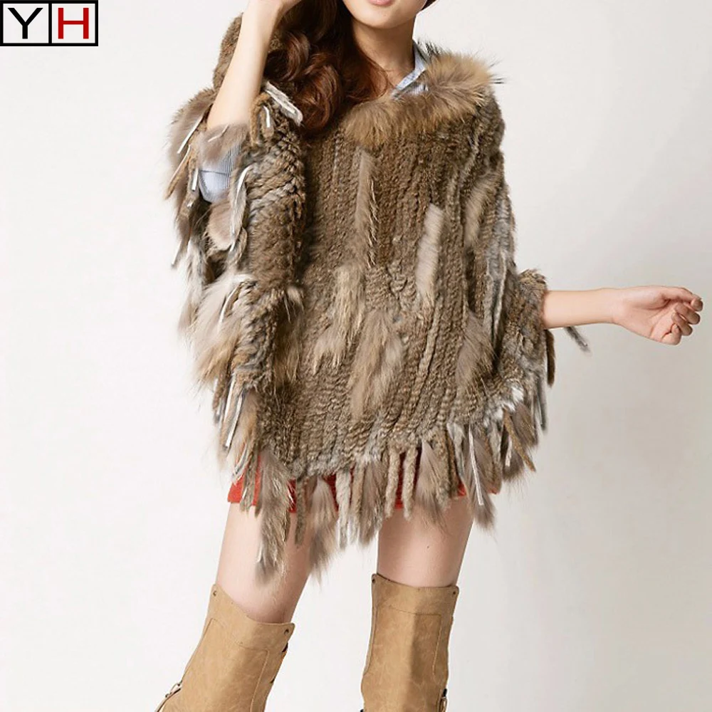 Зимняя женская обувь на натуральном кроличьем меху с отложным воротником куртка