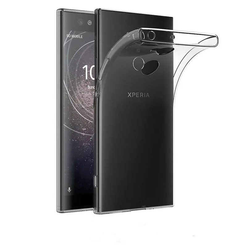 Силиконовый прозрачный чехол-бампер из ТПУ для Sony Xperia L3 L2 L1 Z1 Z2 Z3 Z4 Z5 XZ XZP XZ1 XZ2 XZ3 XZ4