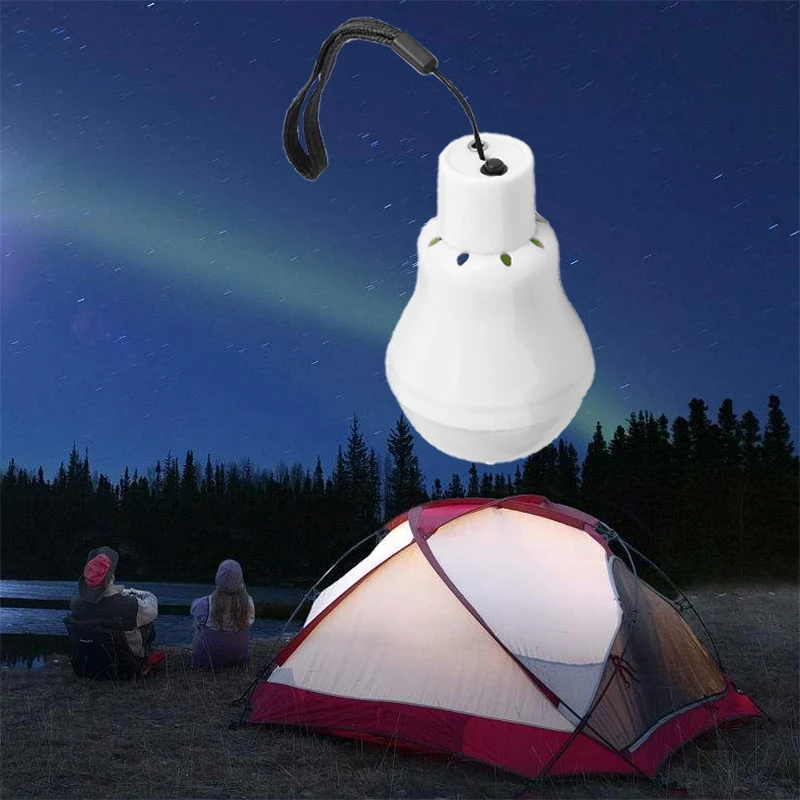 

Portable Solar Bulb Lights Rechargeable LED Light Bulb Solar Lamp Emergency Lamps For Home Outdoor Camping Fishing Hiking Tent
