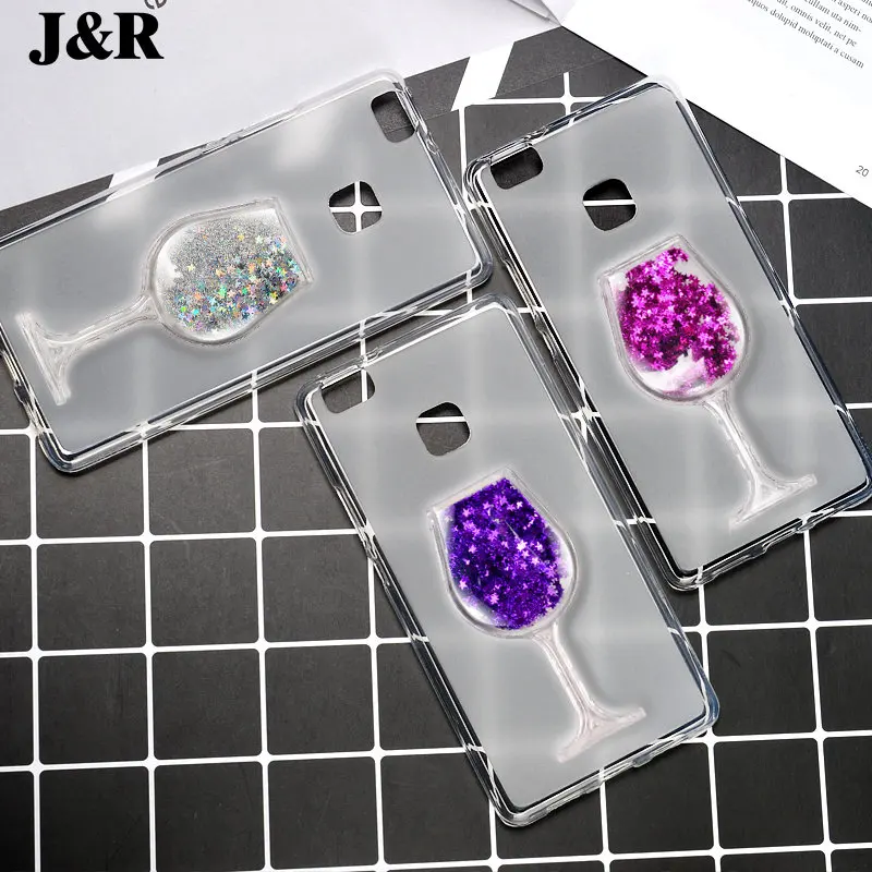 Case For Huawei P9 Lite Liquid Quicksand Cover P 9/G9 P8 P10 Max 2017 P10Plus Glitter Star Transparent TPU Cases |