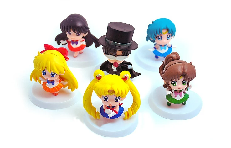 6 шт./лот 5 см аниме мультфильм ПВХ фигурку игрушки | Игрушки и хобби