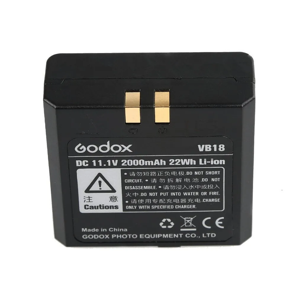 Литий ионный аккумулятор Godox VB18 (Улучшенный аккумулятор) для V850 V860 V860II Neewer Speedlite