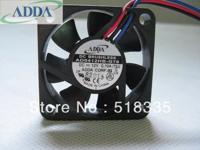 Оригинальный вентилятор охлаждения для ADDA AD0412HB G76 40*40*10 мм 4 см 4010 12В 0.1A|cooling fan|4010