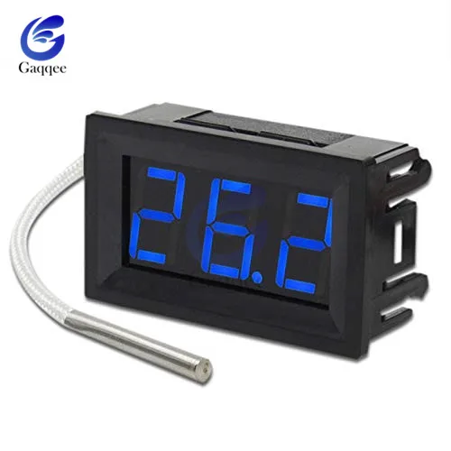 XH-B310 Digital tube LED Display Thermometer DC 12V Temperature Meter K-type R06 Stick Thermocouple Tester -30~800C thermograph |