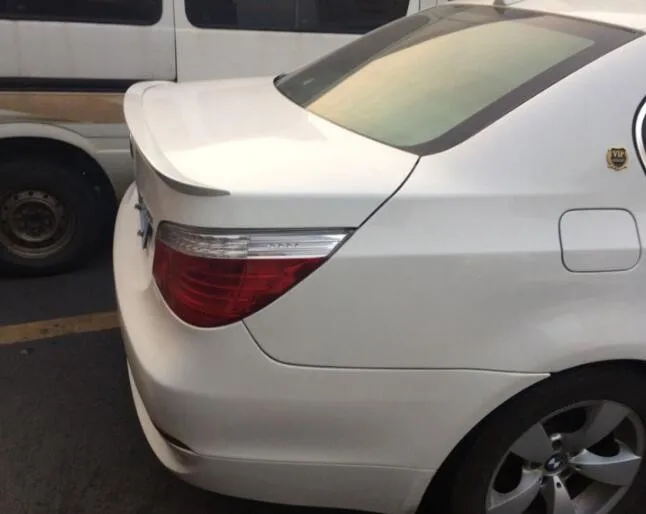 Для BMW M5 E60 спойлер стиль 2005 2009 520 525li 528li Высококачественный ABS Материал заднее