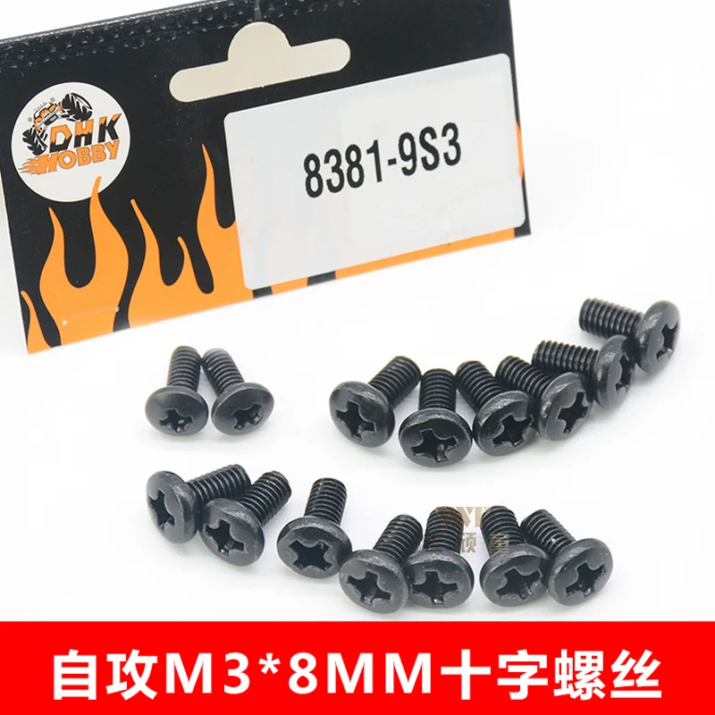 

FATJAY 16pcs/lot DHK 8381-9S3 M3*6 B head screw (BM3*6mm) for all 1/8 scale cars