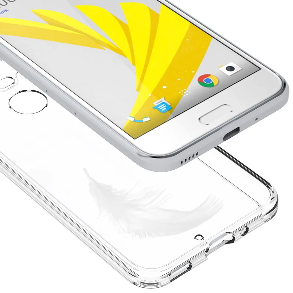 2016 New Acrylic Back Cover Slim Fit Shockproof Protective TPU Bumper Case Transparent Clear Phone For HTC Bolt / 10 Evo | Мобильные