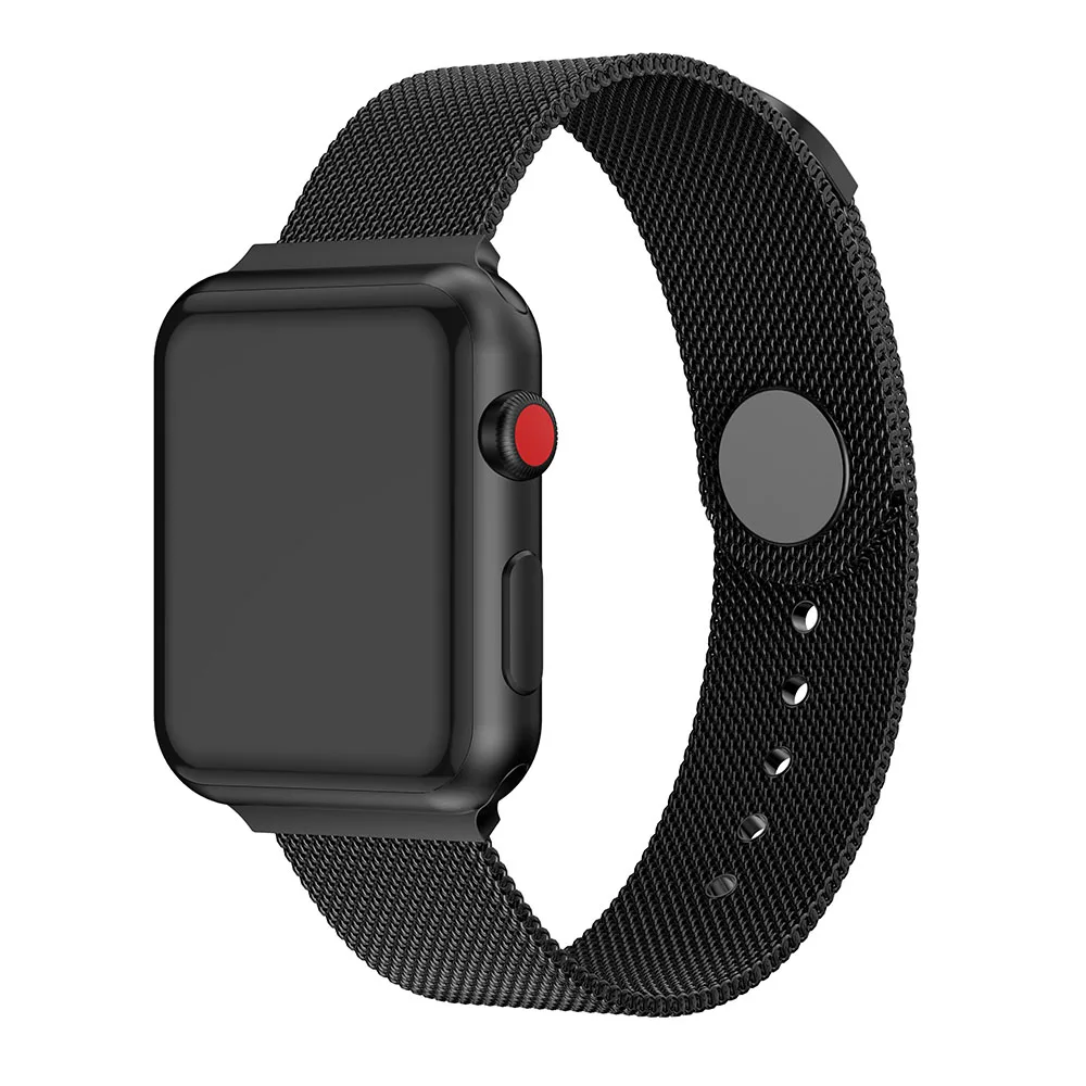 Миланская петля браслет из нержавеющей стали ремешок для Apple Watch серии 1/2/3 42 мм 38