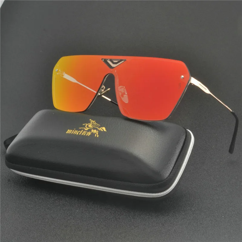 Женские большие солнцезащитные очки MINCL кошачий глаз в стиле ретро черные