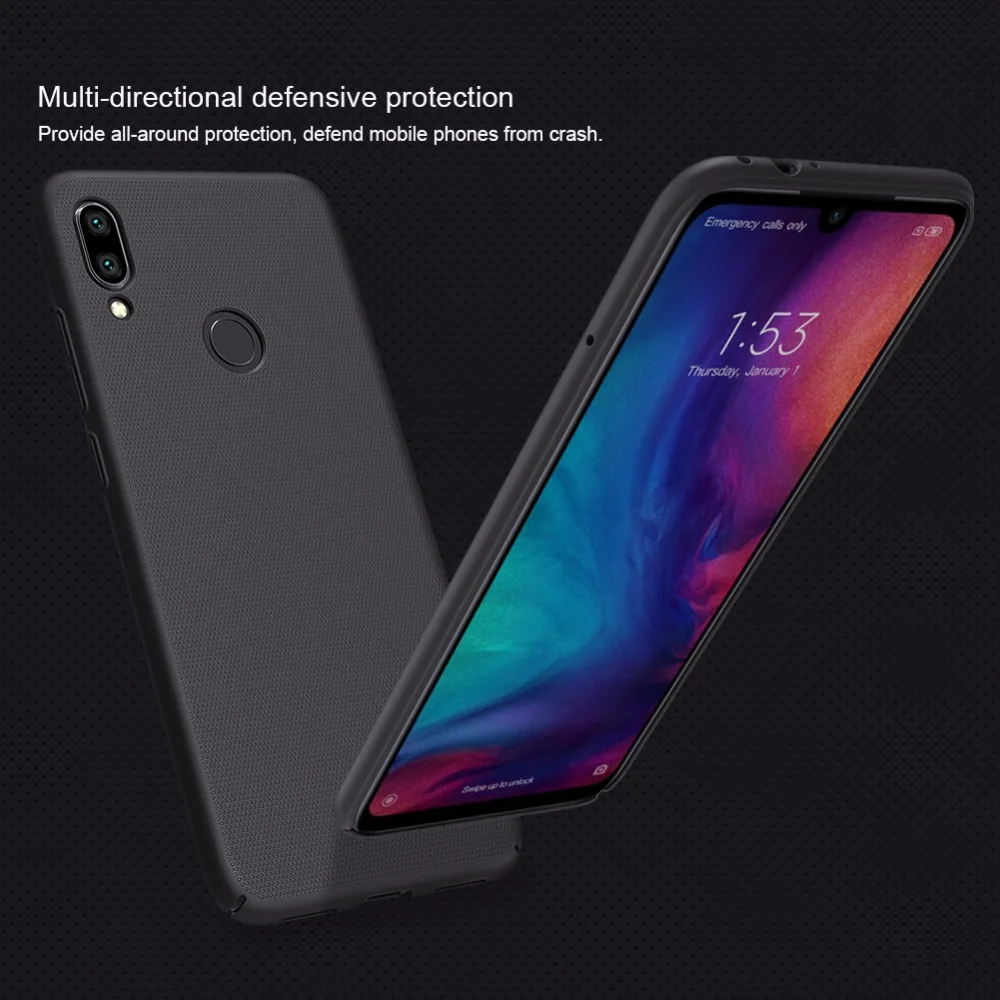 Для Xiaomi Redmi Note 7 чехол-накладка global Redmi Note7 задняя крышка супер матовый защитный чехол Redmi Note7 Nillkin чехол