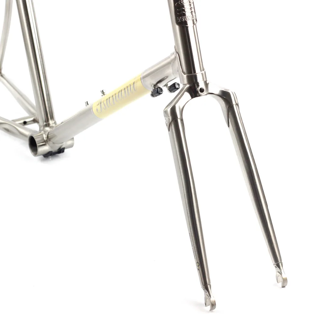 TSUNAMI Angle 520 Reynolds Minivelo велосипедная Рама с вилкой 2" Суппорт тормозной 451 CR-MO хромированная сталь мини Velo Frameset Lug Classic