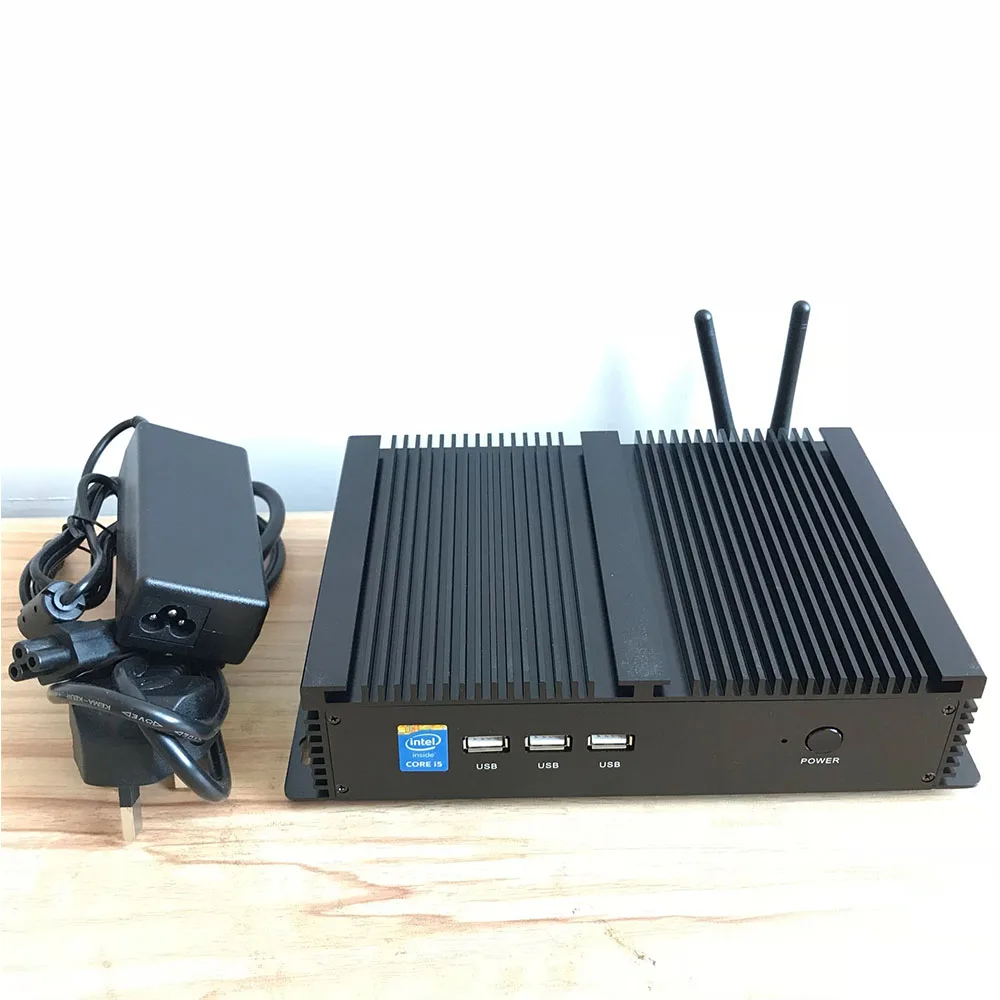 

[5th Gen Core I3 5005u]windows7 Mini Tv Box 2*rs232 Com For Windows 10 Computer Msata 7*usb Vga Hd-mi Display Industry 4k Media