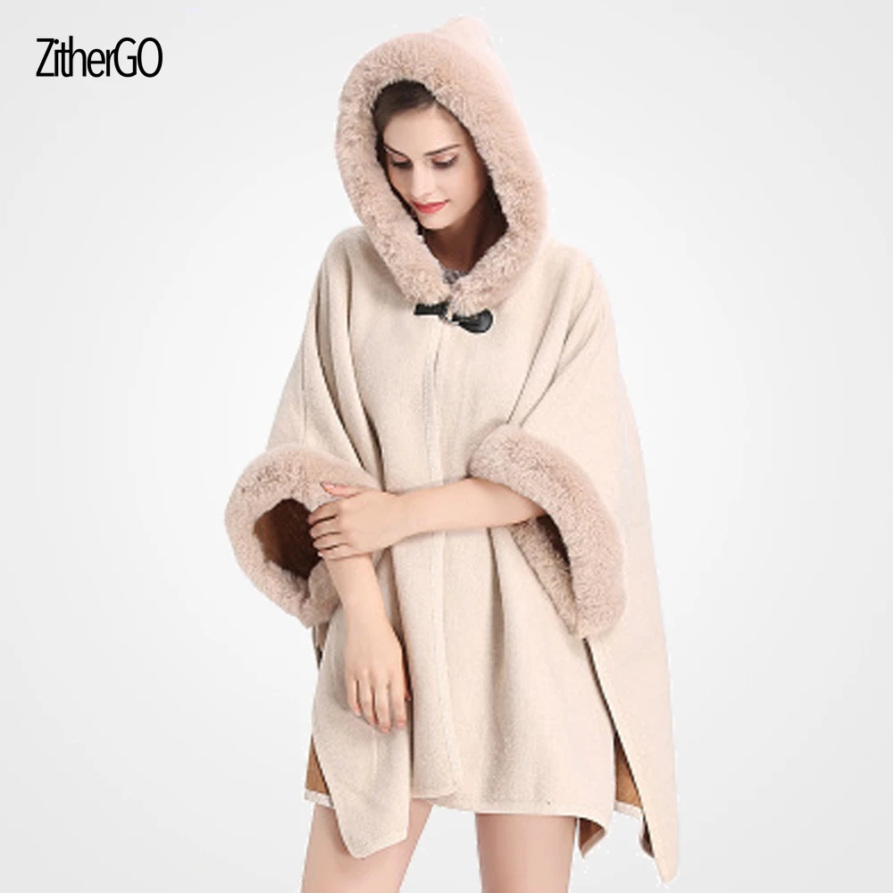 2017 Осень и зима новый женский кардиган с имитацией ястреба кроличьим меховым