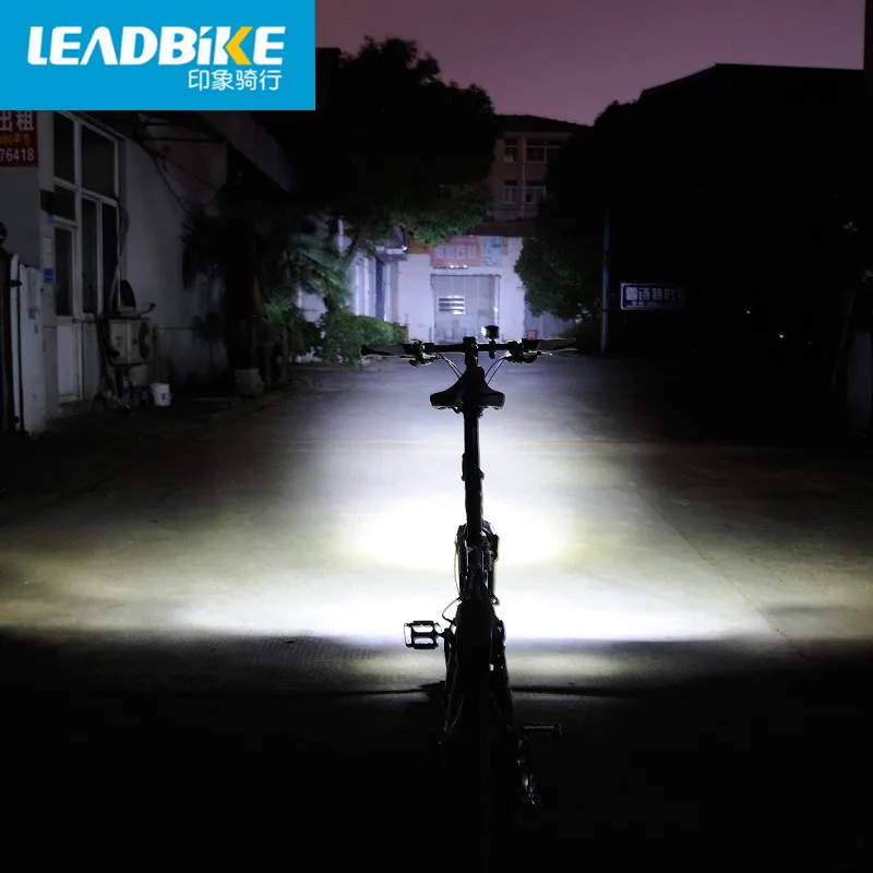 Велосипедный фонарь Leadbike водонепроницаемый светодиодный передний из