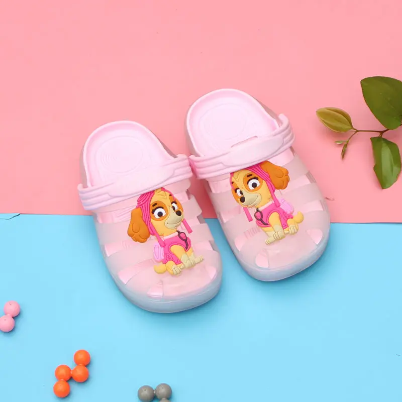 PAW PATROL/ Летняя детская обувь с дырками; тапочки с героями мультфильмов для маленьких мальчиков; Детские пляжные сандалии