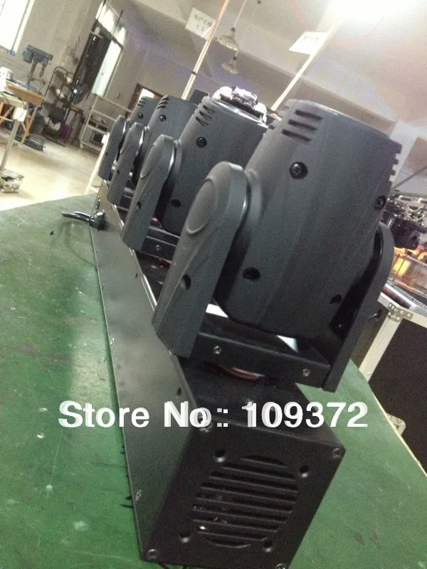 Домашний декор для вечеринок 2017 четыре головы Movinghead LED Луч света 10Wx4 RGBW/Белый