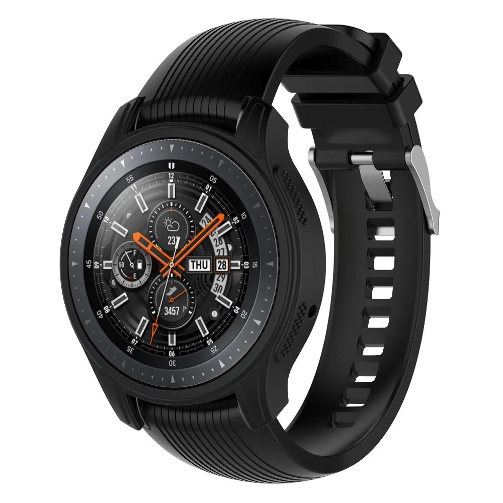 Силиконовый защитный чехол для шестерни S3 Frontier & Samsung Galaxy Watch 46mm часы productor края