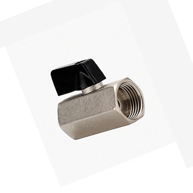 1/2 &quotBSP Женский x 1/2&quot BSP резьба двухсторонний латунный Мини шаровой клапан