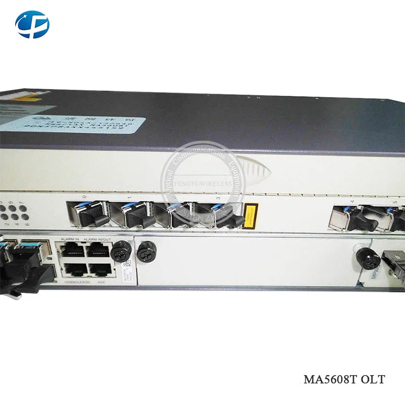 Лучшая цена Hua wei GPON OLT MA5608T, 1* MPWD AC+ DC, 1*1G MCUD, 8 портов GPBD C+ плата многосервисный доступ OLT