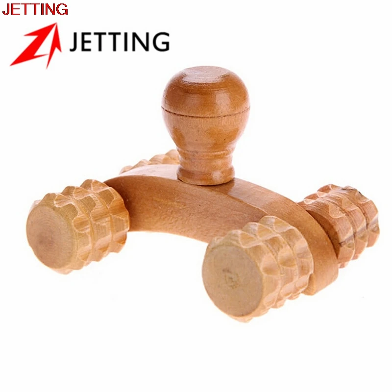 1 шт. деревянный Прокат ролика однотонные всего тела четыре колеса расслабляющий