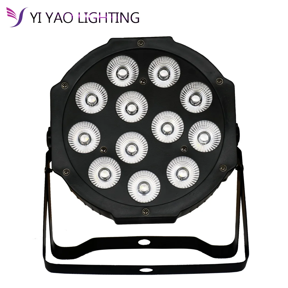 12X12 Вт светодиодный Par свет RGBW 4в1 плоский Par led dmx управление диско-огни профессиональное dj оборудование сценическое освещение
